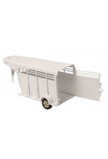 Little Buster Toys Little Buster Gooseneck Stock Trailer White