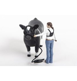 Little Buster Cattle Showmen Kit: Girl Figurine and Rope Halter