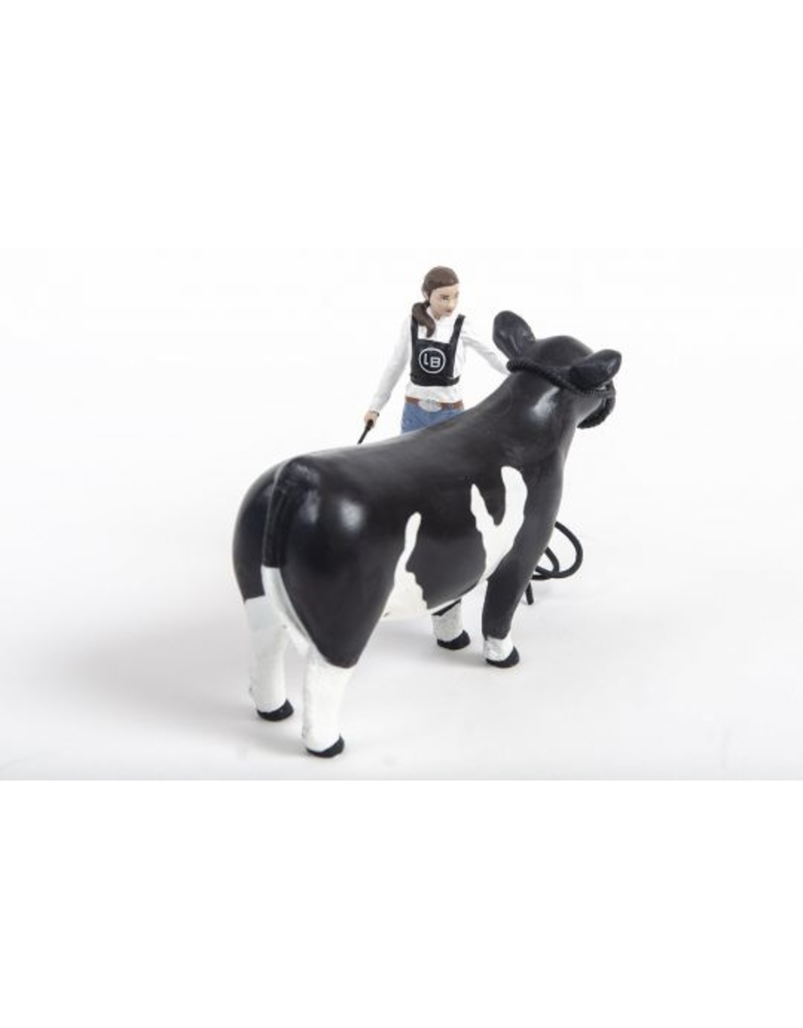 Little Buster Cattle Showmen Kit Girl Figurine and Rope Halter