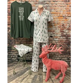 The Royal Standard Christmas Cheers Sleep Shirt and Pants Set The Royal Standard Christmas Cheers Sleep Shirt and Pants Set