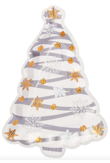 Tree Plate Winter Frost 8 pk.