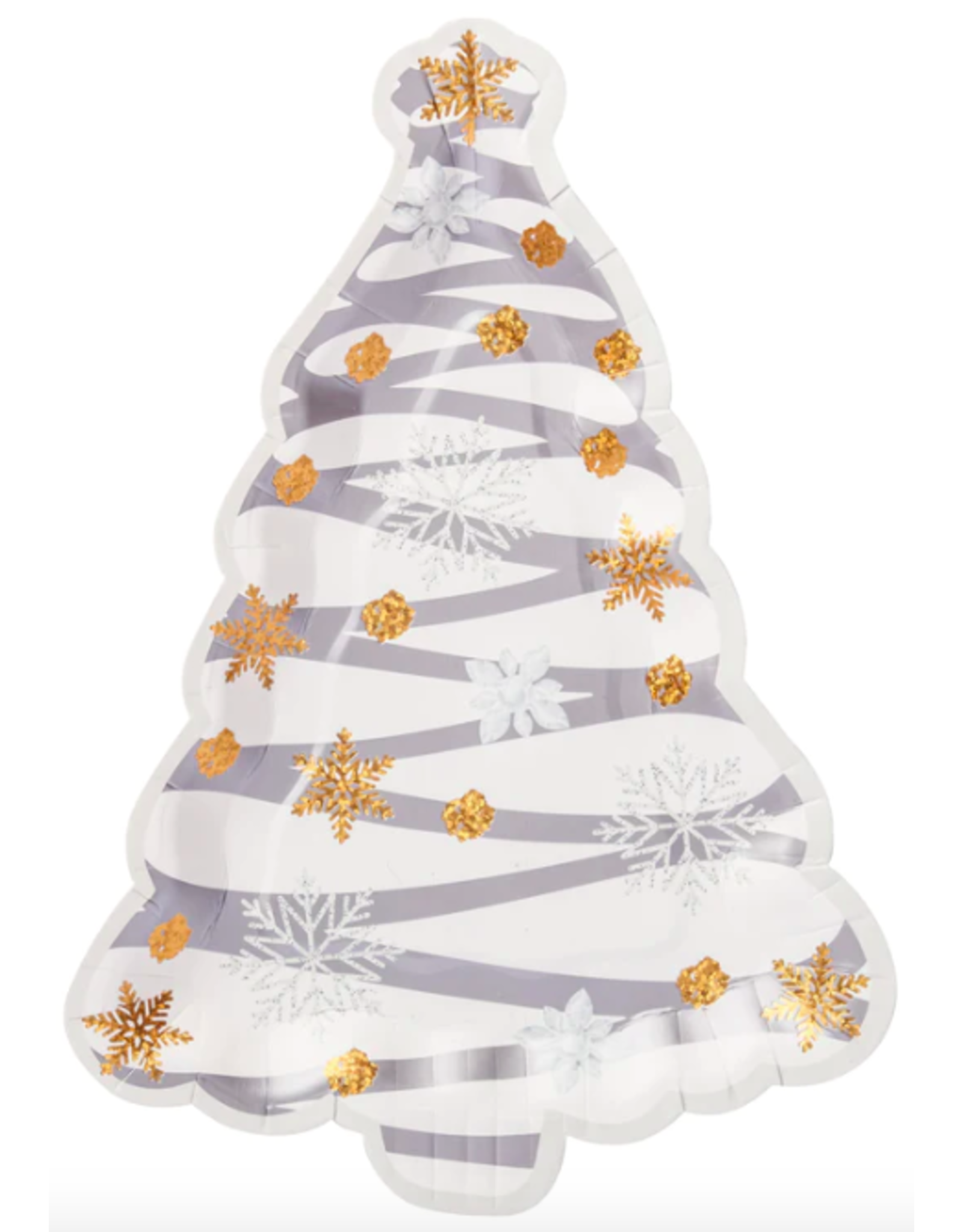 Tree Plate Winter Frost 8 pk.