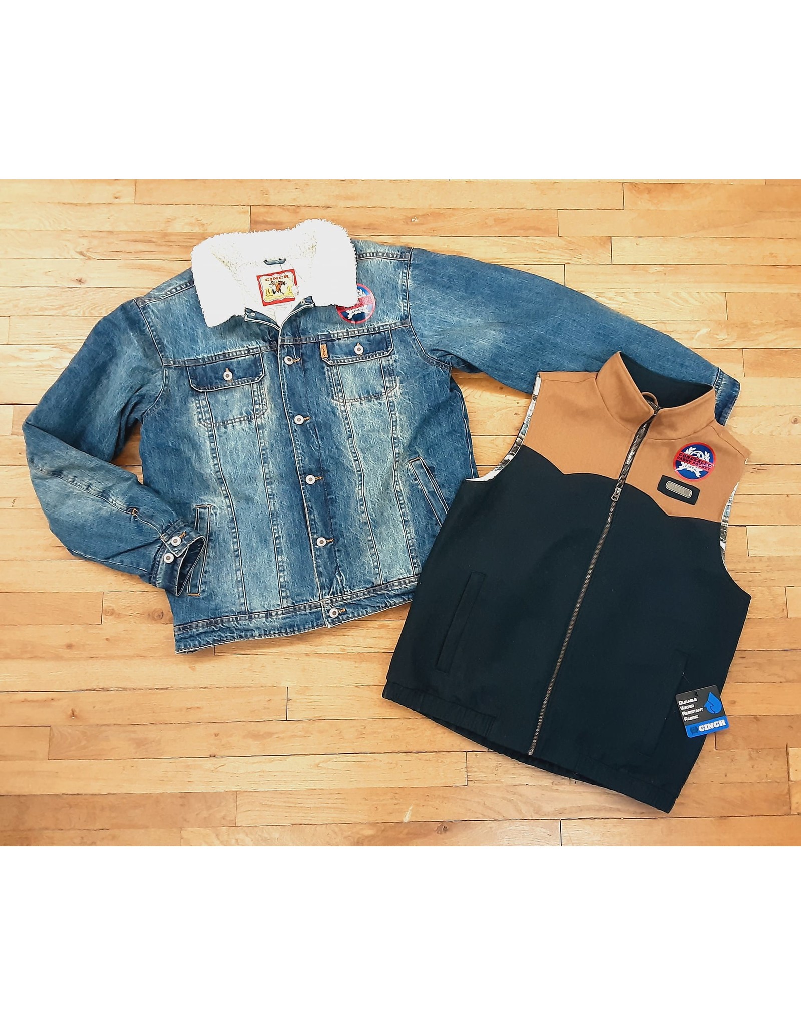 Cinch Cinch Mens Concealed Carry Indigo Denim Trucker Jacket