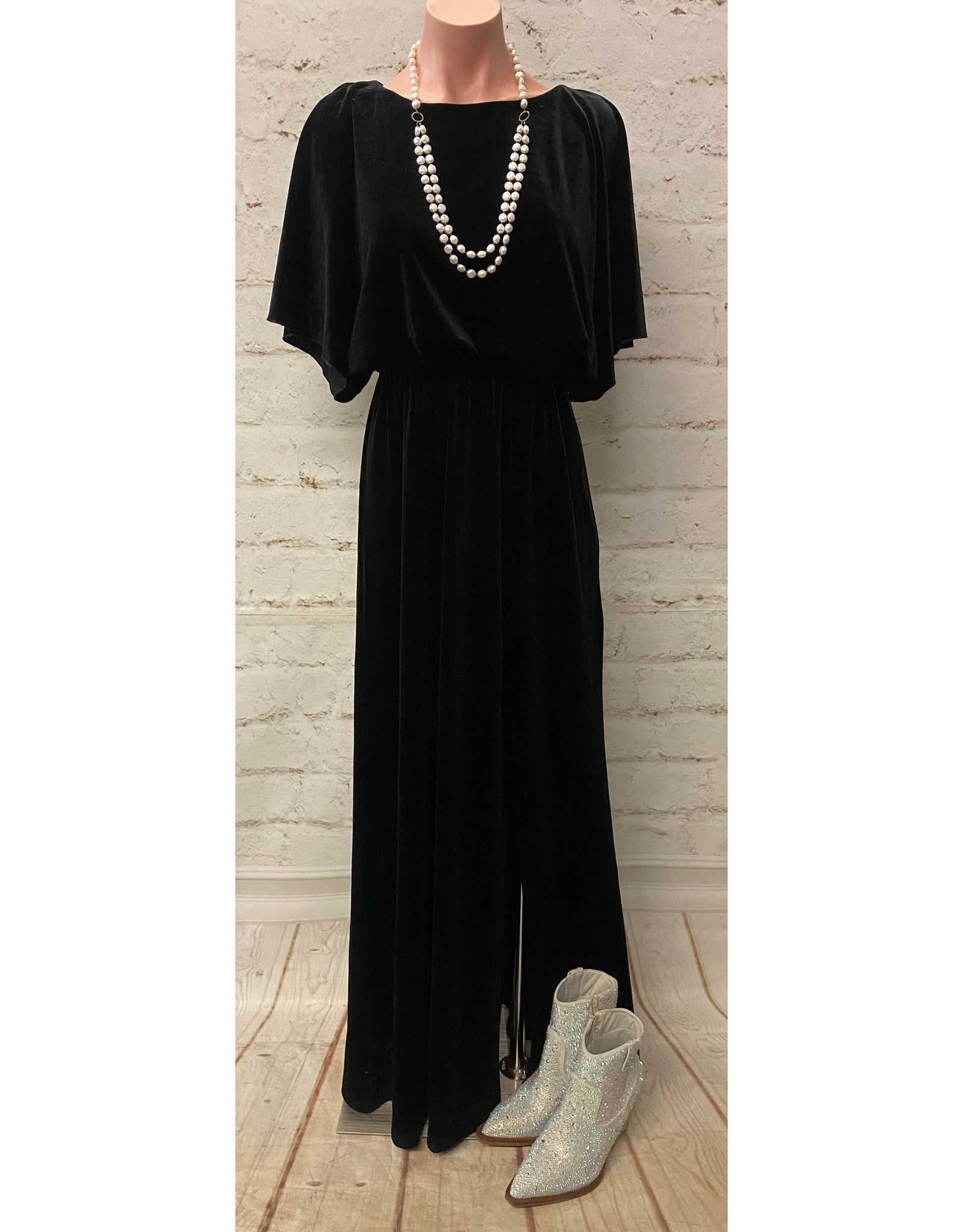 RoopCo Velvet Maxi Dress