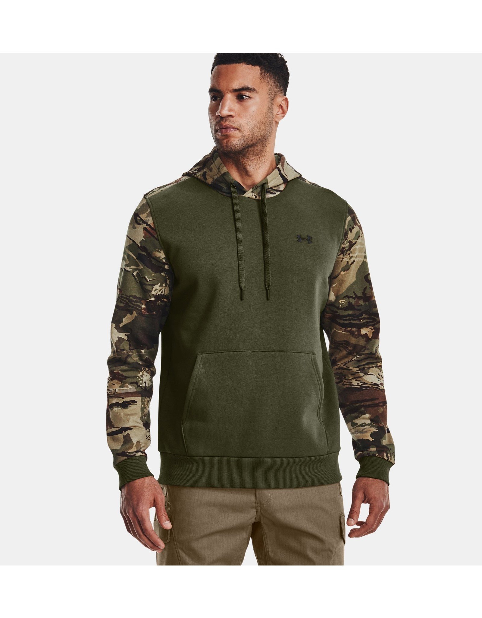 Under Armour Under Armour Mens Rival Fleece Blocked Hoodie