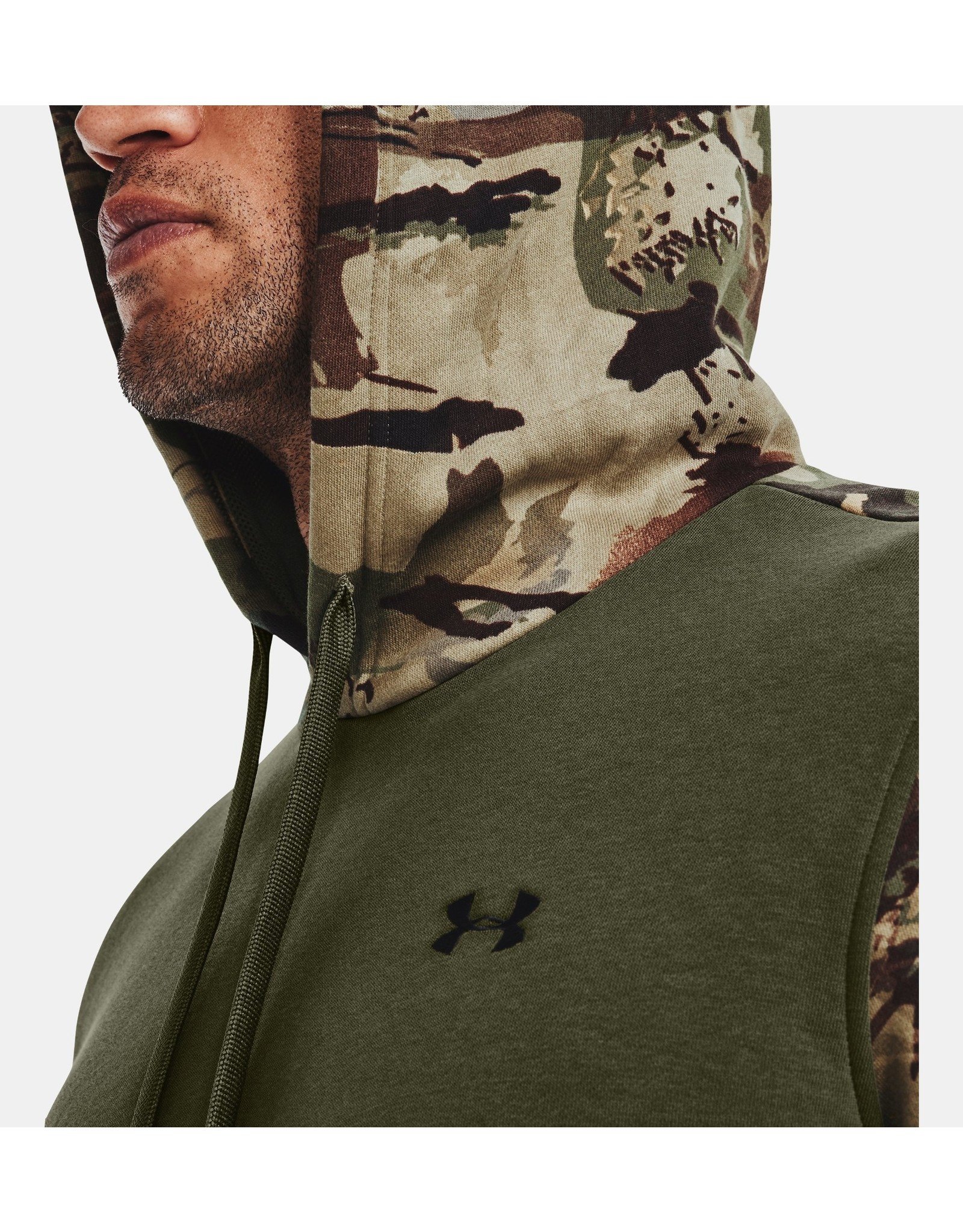 Under Armour Under Armour Mens Rival Fleece Blocked Hoodie