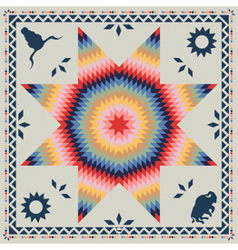 Fringe Scarves Fringe Sun Starquilt Bandana Off White
