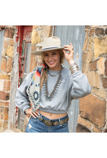 Fringe Scarves Fringe Sun Starquilt Bandana Off White