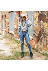 Fringe Scarves Fringe Sun Starquilt Bandana Off White