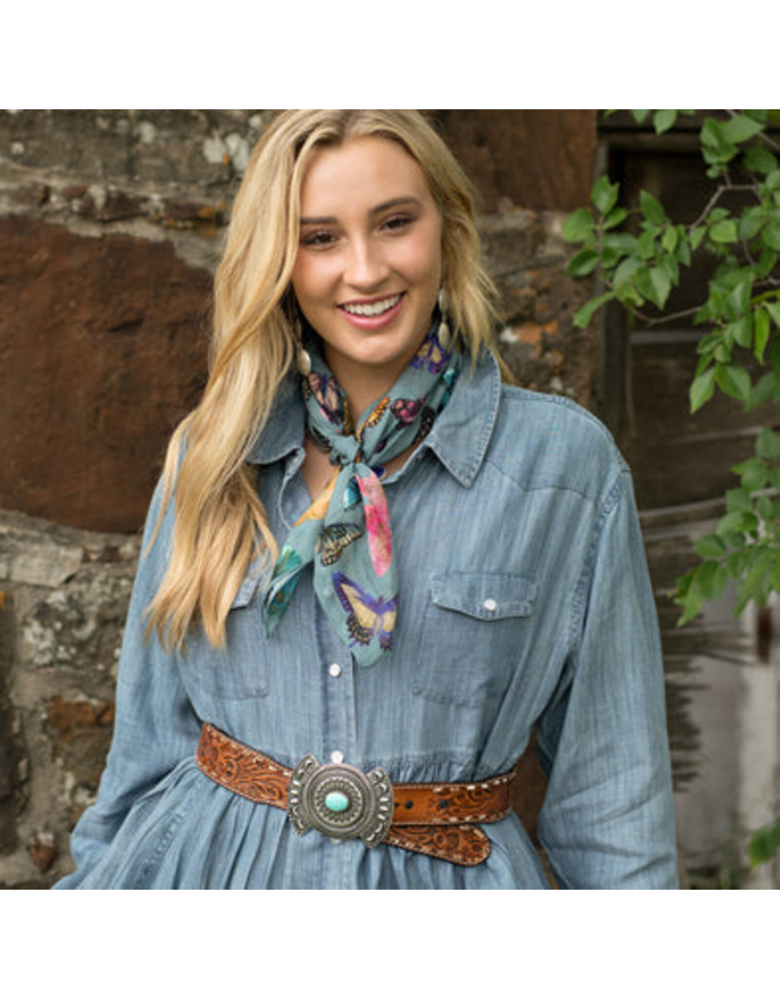 Fringe Scarves Fringe Butterfly Bandana