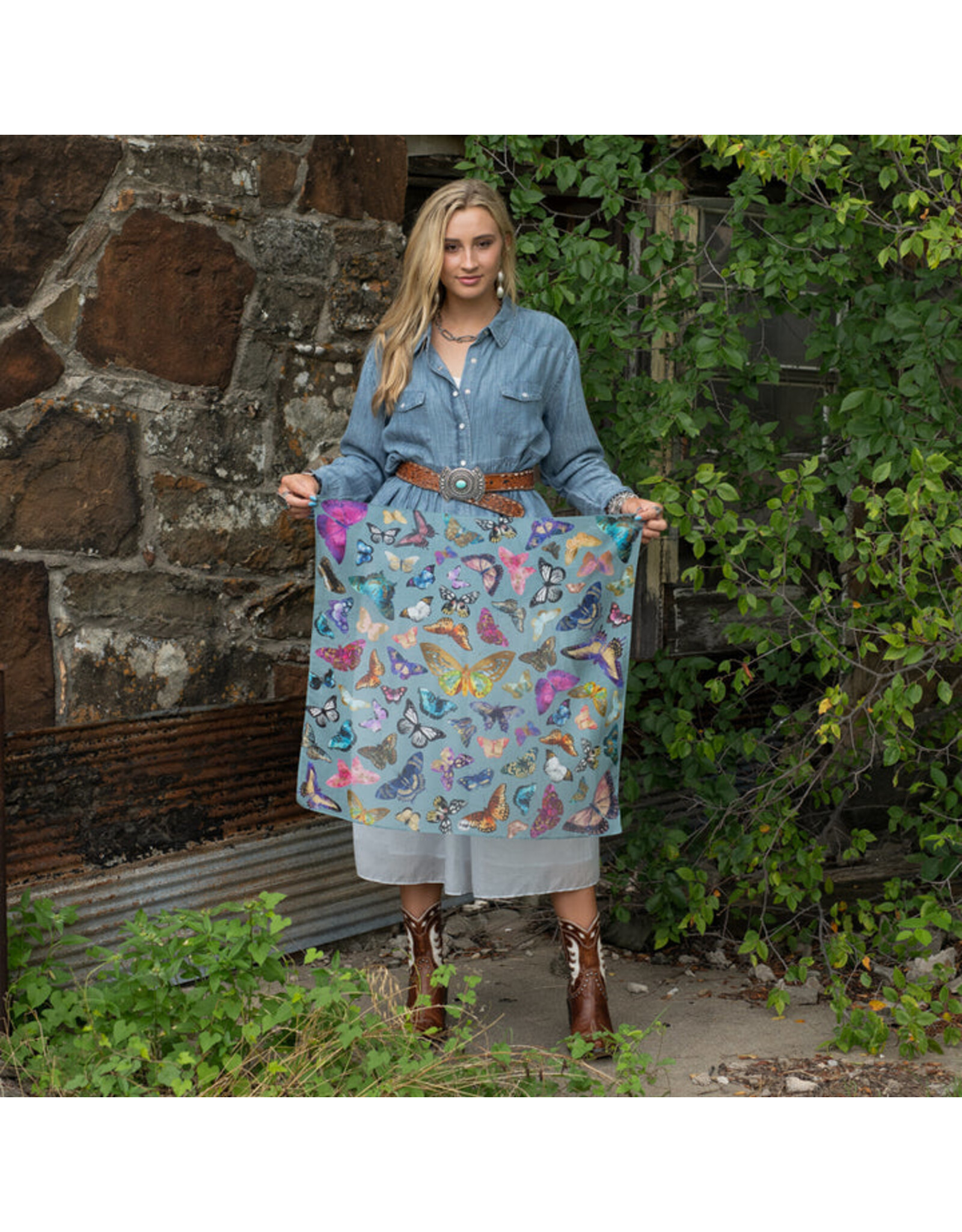 Fringe Scarves Fringe Butterfly Bandana