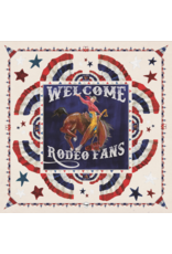 Fringe Welcome Rodeo Fans Bandana Off White