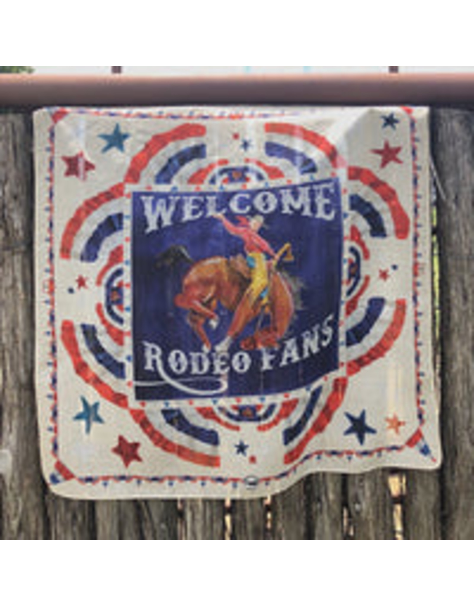 Fringe Welcome Rodeo Fans Bandana Off White