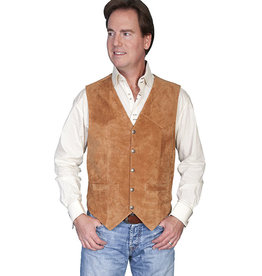 Scully Mens Lambskin Snap Front Vest