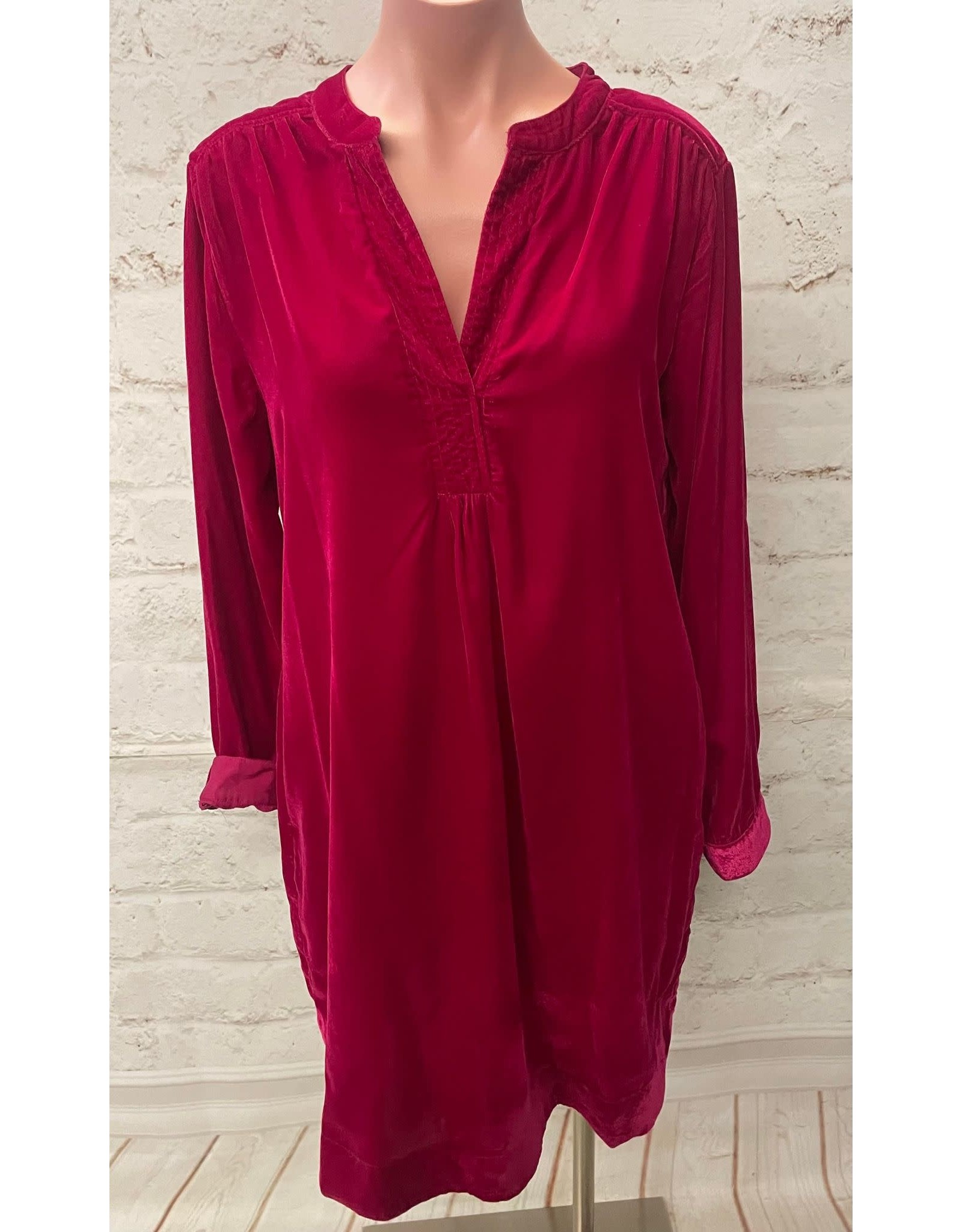 Uncle Frank Uncle Frank Velvet Popover Dress