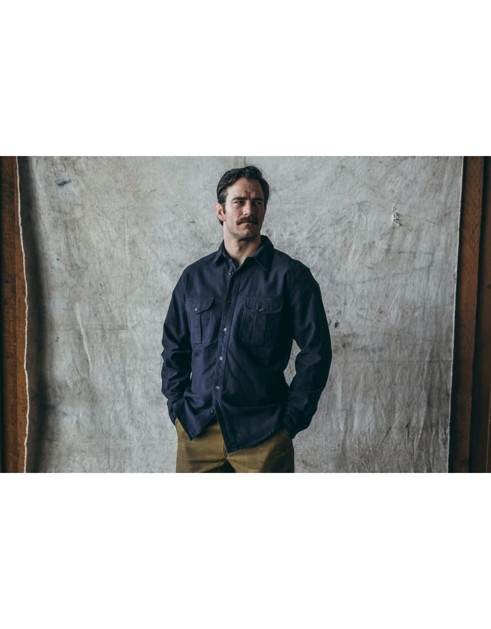 Filson Moleskin Seattle Shirt Navy