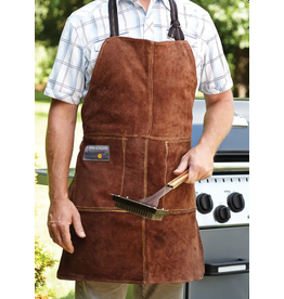 Leather Grill Apron One Size
