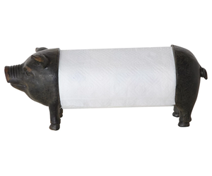 Farmhouse pig paper towel holder new arrivals