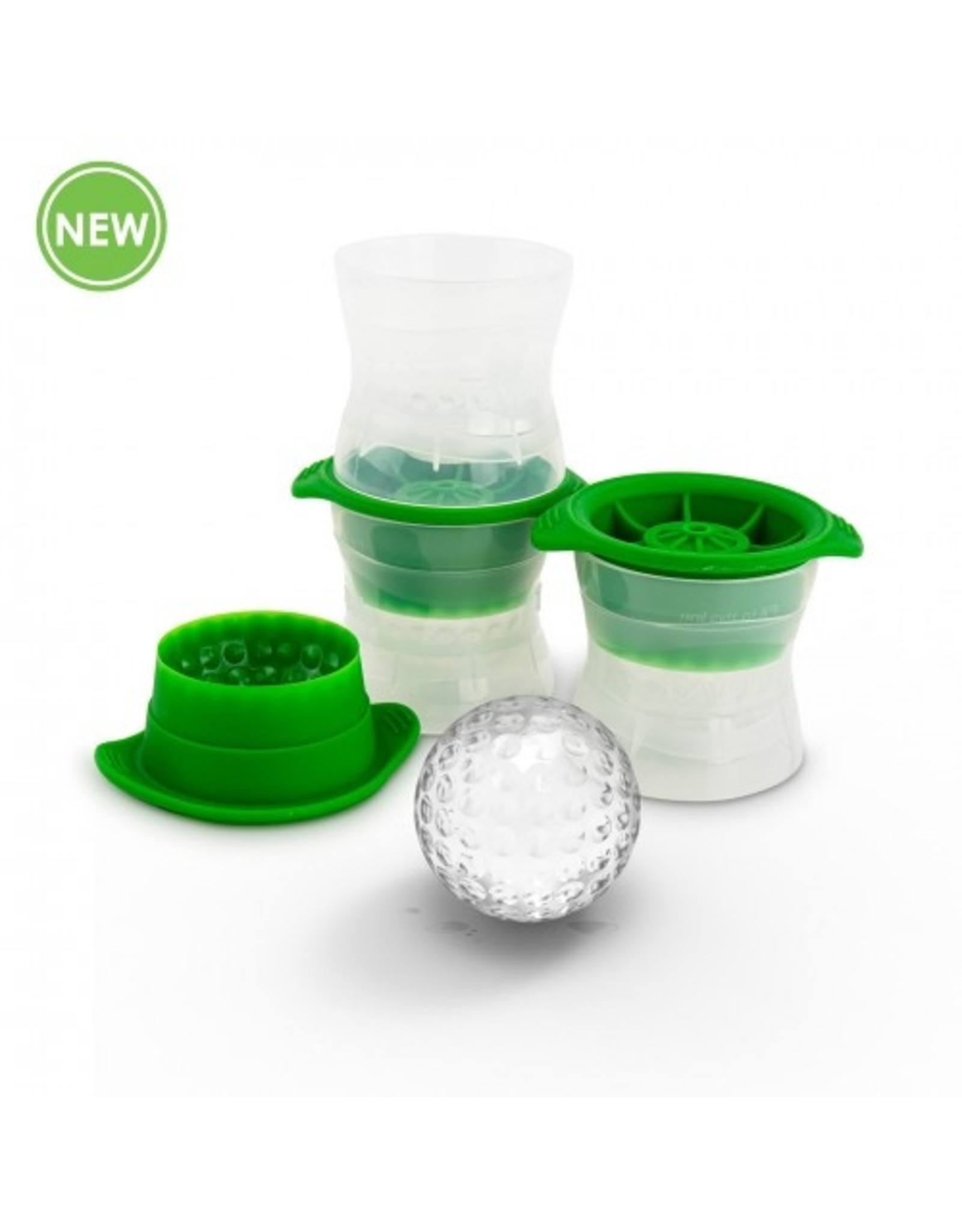 Golf Ball Ice Molds Set of 2