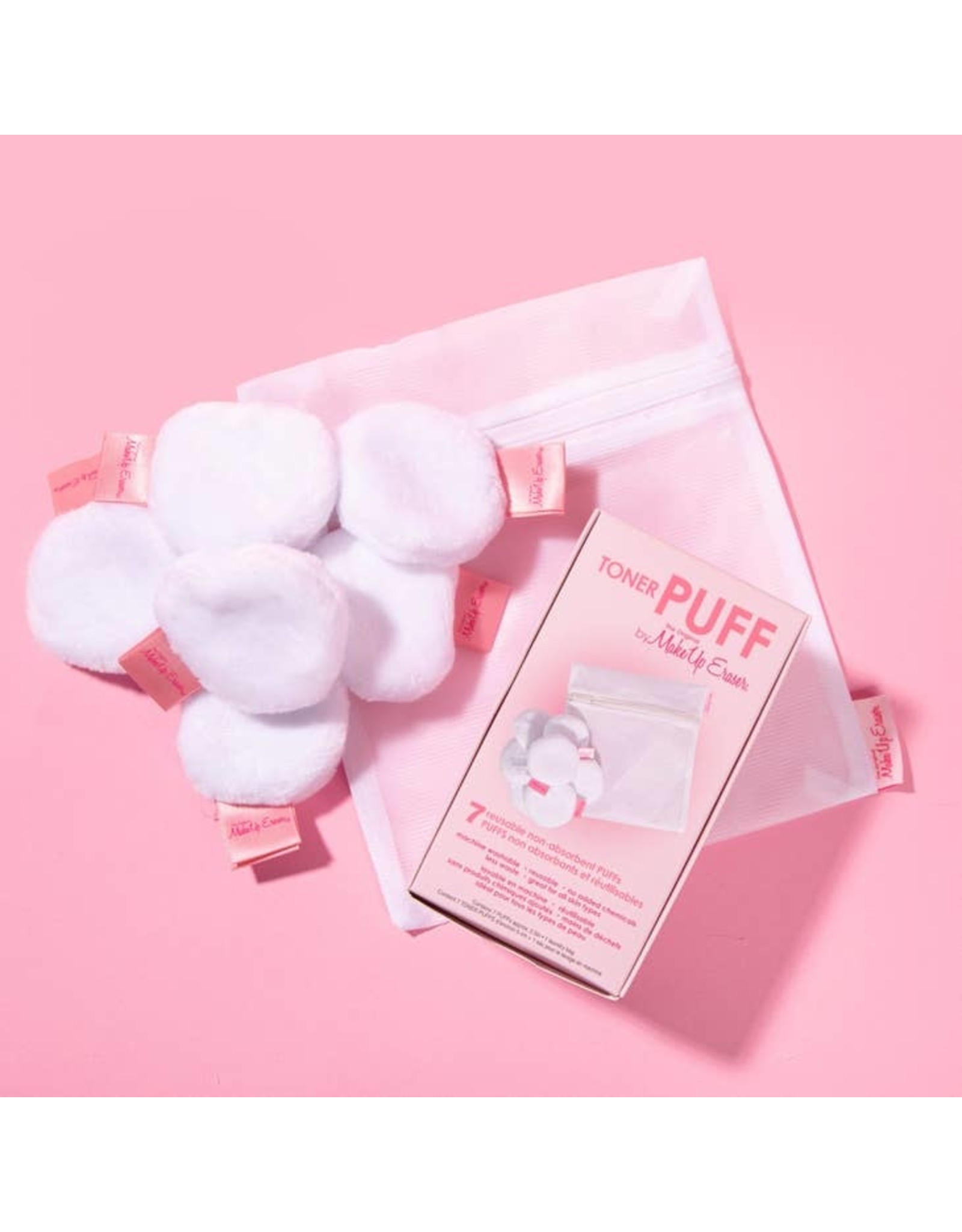 MakeUp Eraser Toner Puff 7 Pack