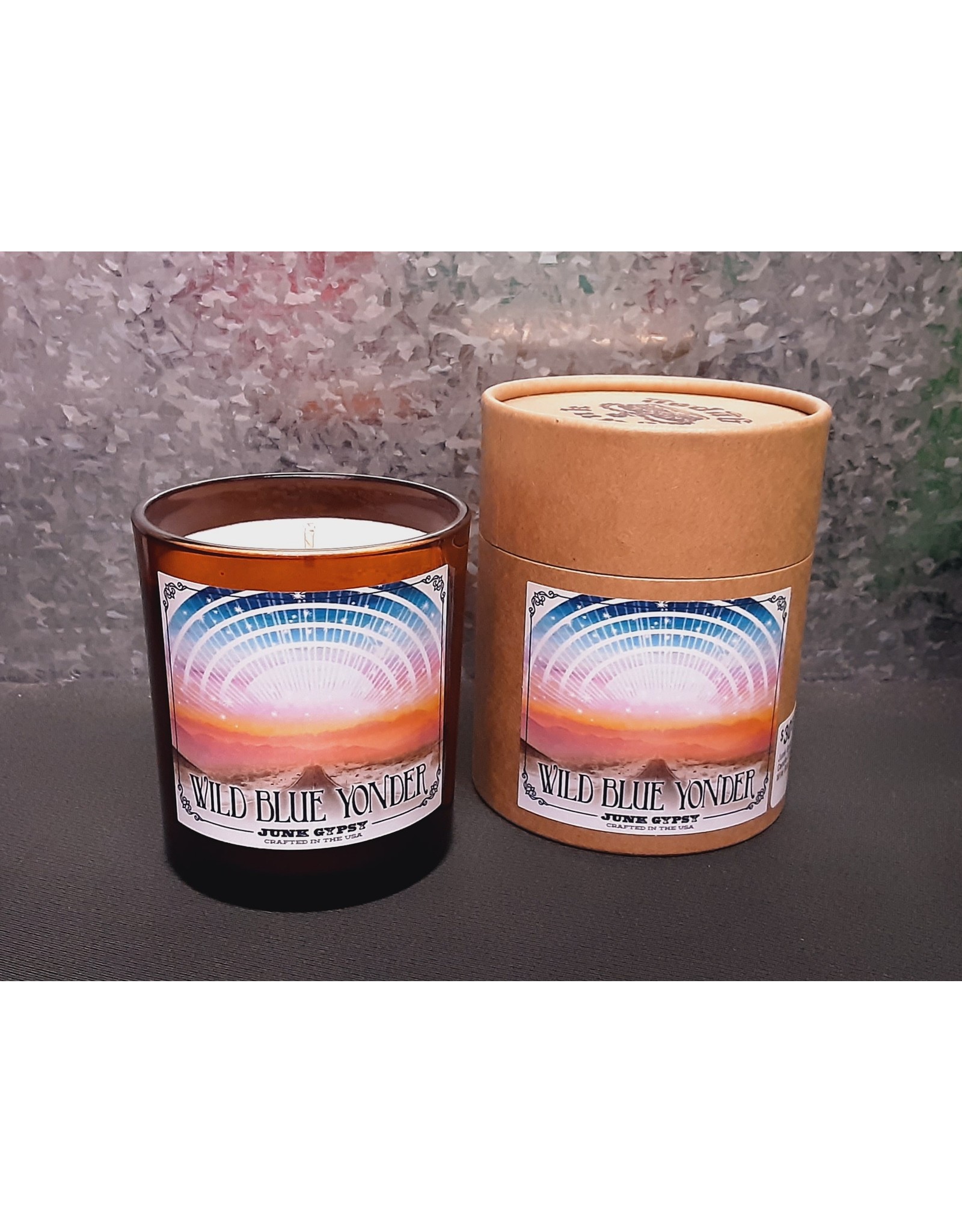 Junk Gypsy Soy Candle 8 oz - Wild Blue Yonder