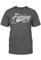 Fishing Makes Me Happy Tee