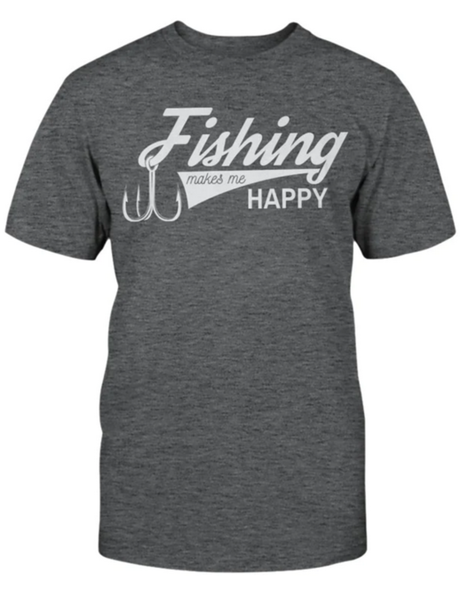 Fishing Makes Me Happy Tee