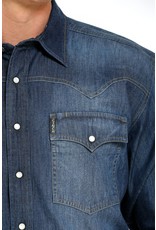 Cinch Cinch Mens Long Sleeve Denim Snap Indigo