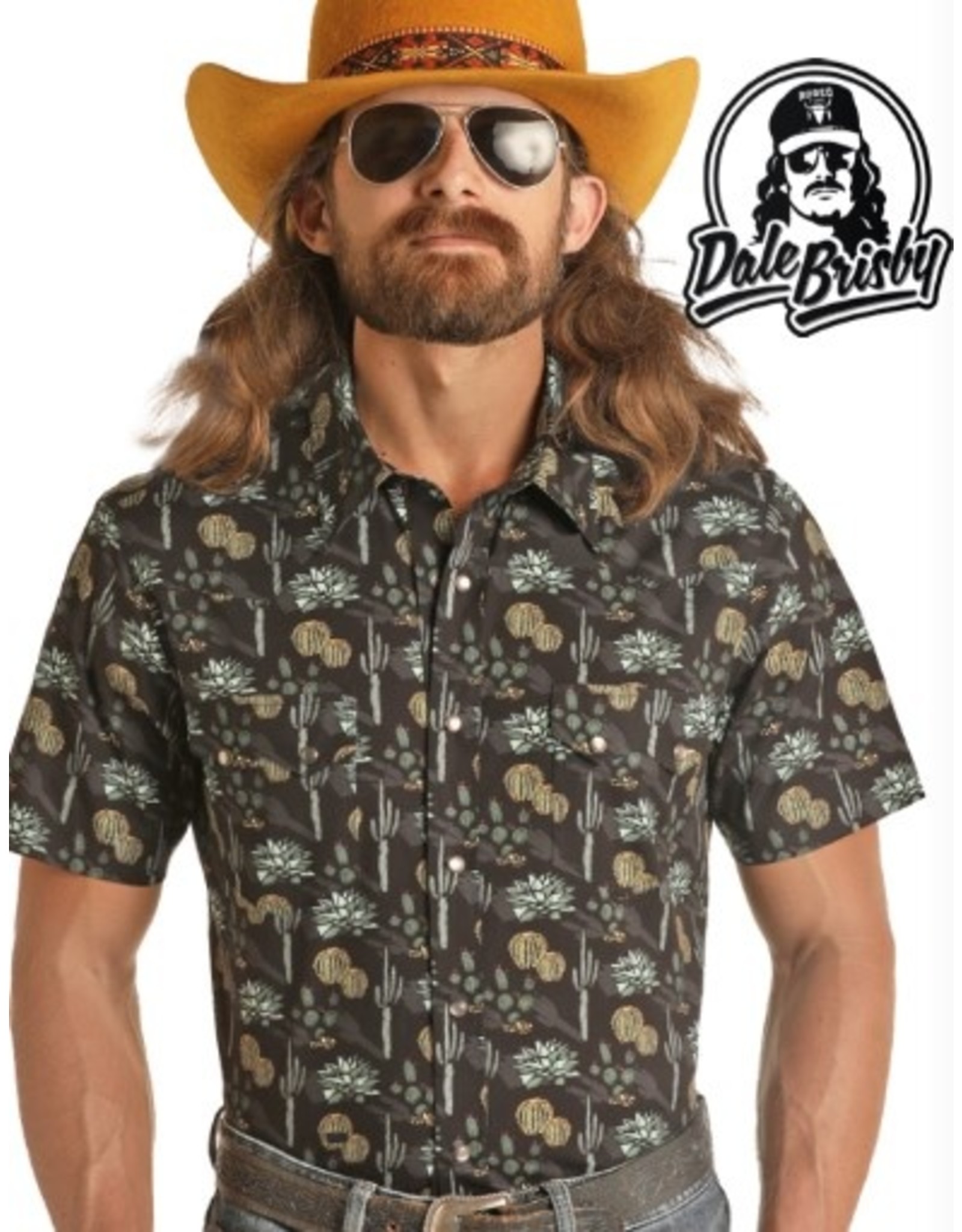 Rock & Roll Denim Rock & Roll Denim Conversational Dale Snap Black