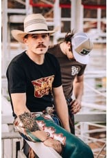 Red Dirt Hat Co Longhorn Skull T-Shirt Black Heather