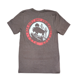 Red Dirt Designs Red Dirt Hat Co Rugged Terrain T-Shirt Heather Brown