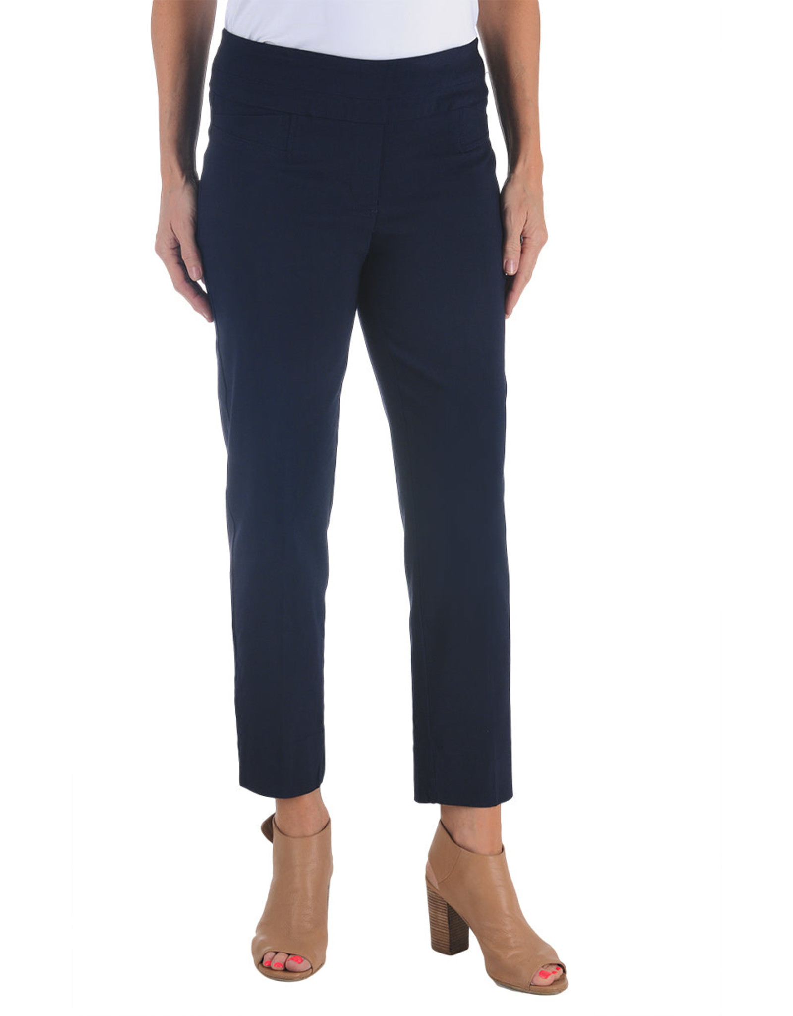 Solid Pull-On Ankle Pant