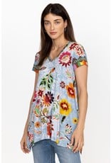 Johnny Was Johnny Was Rainbow Floral Drape Tunic