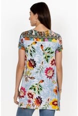 Johnny Was Johnny Was Rainbow Floral Drape Tunic