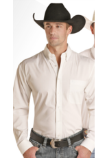 Panhandle Select Mens Long Sleeve Solid Button Down White