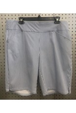 Navy Striped Shorts