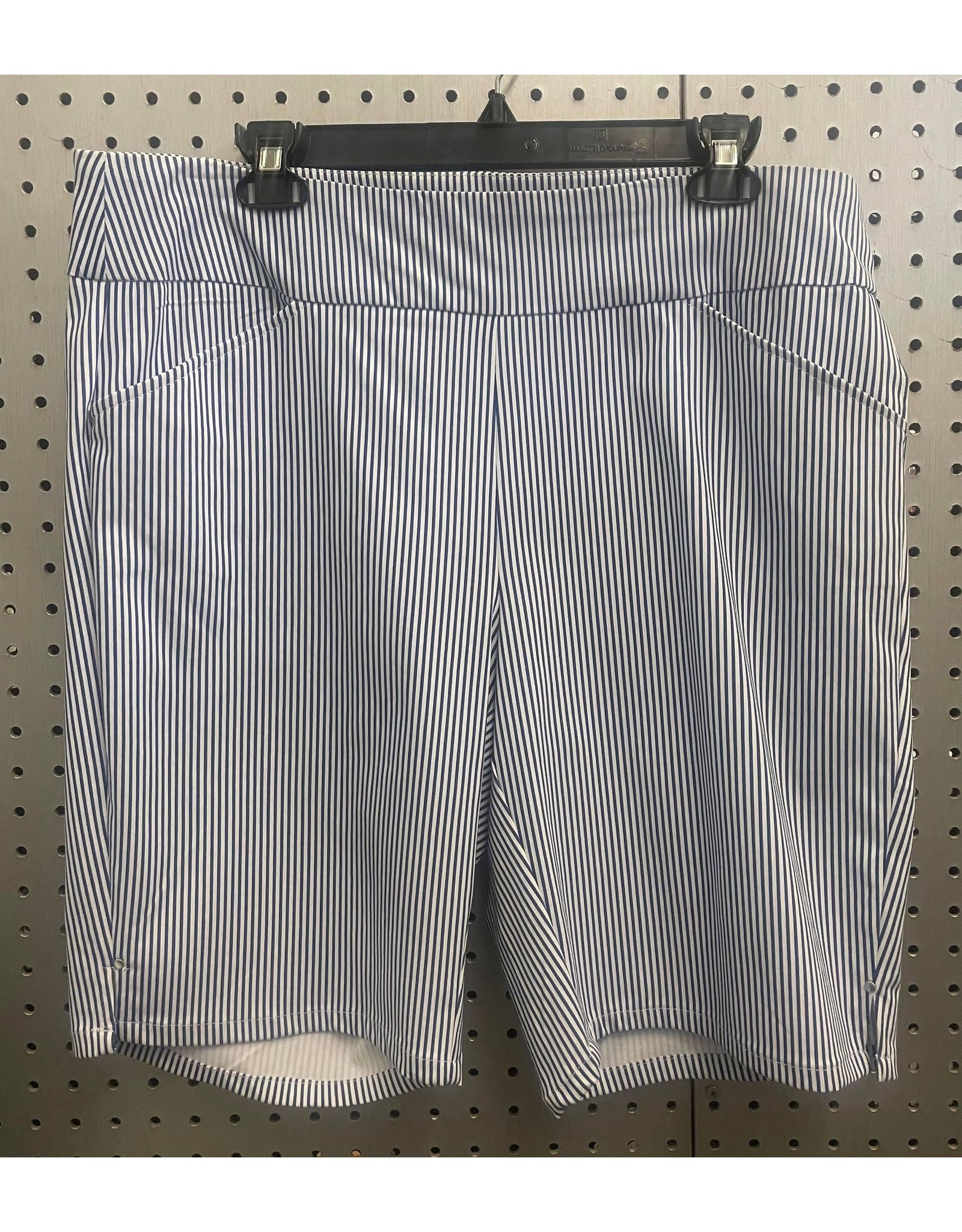 Navy Striped Shorts