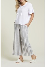 Tribal Tribal Pull On Flowy Crop Pant