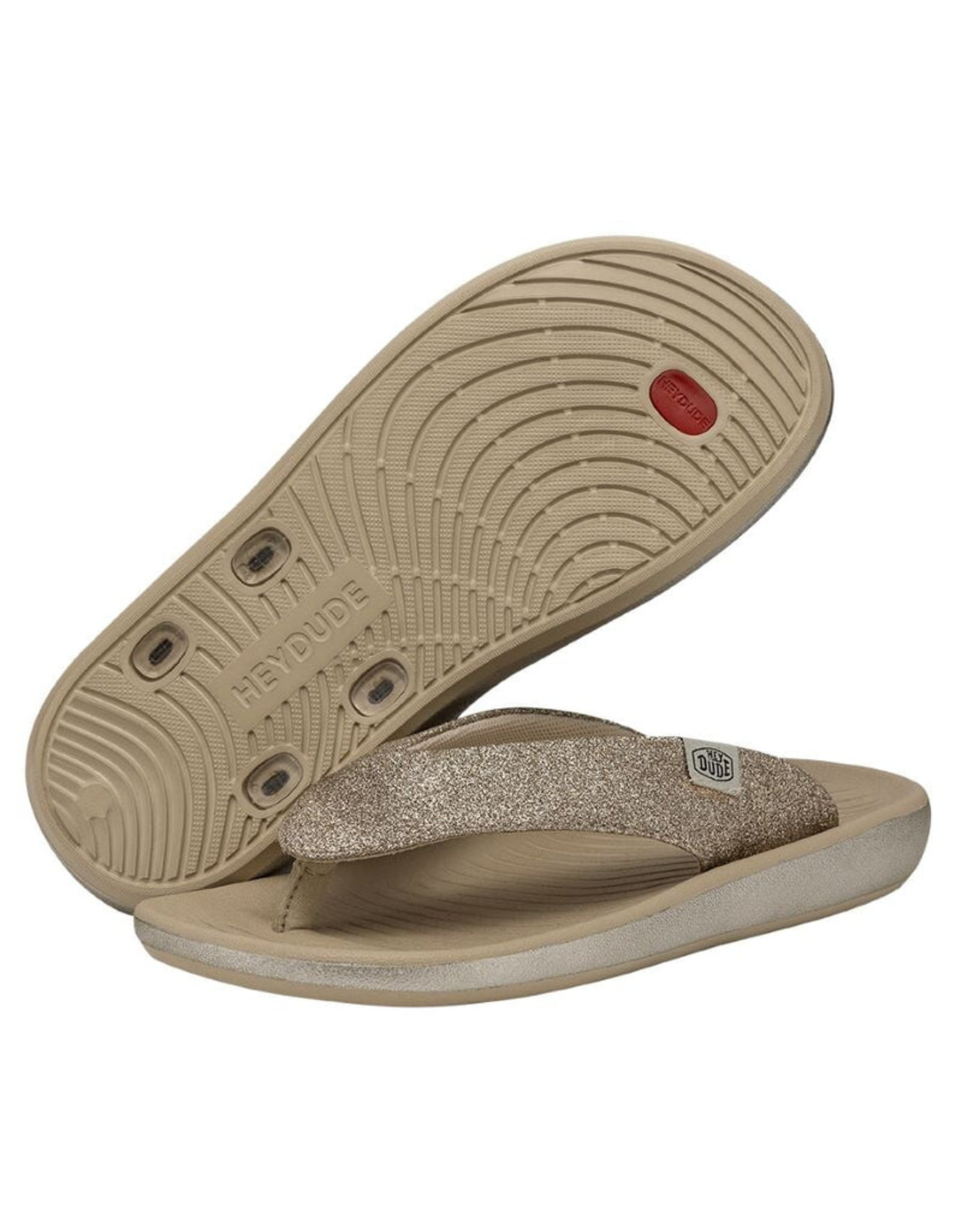 Hey Dude Meg Gold Glitter BlantonCaldwell