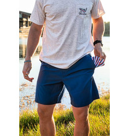 Burlebo Burlebo Everyday Shorts Deep Water Navy/USA Pockets