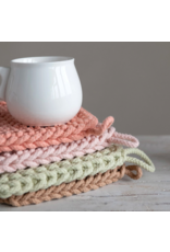 Cotton Crocheted Potholder Spring Colors