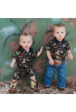 Shea Baby Infant Boys Camo Print Romper