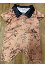 Shea Baby Yeehaw Boys Print Romper
