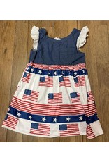 Shea Baby Denim Flag Patriotic Dress
