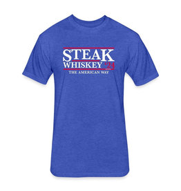 Steak & Whiskey '24 T-Shirt Blue