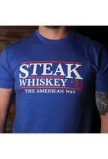 Steak & Whiskey '24 T-Shirt Blue