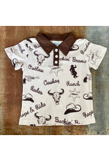Shea Baby Boys Polo Sheriff Print Shirt