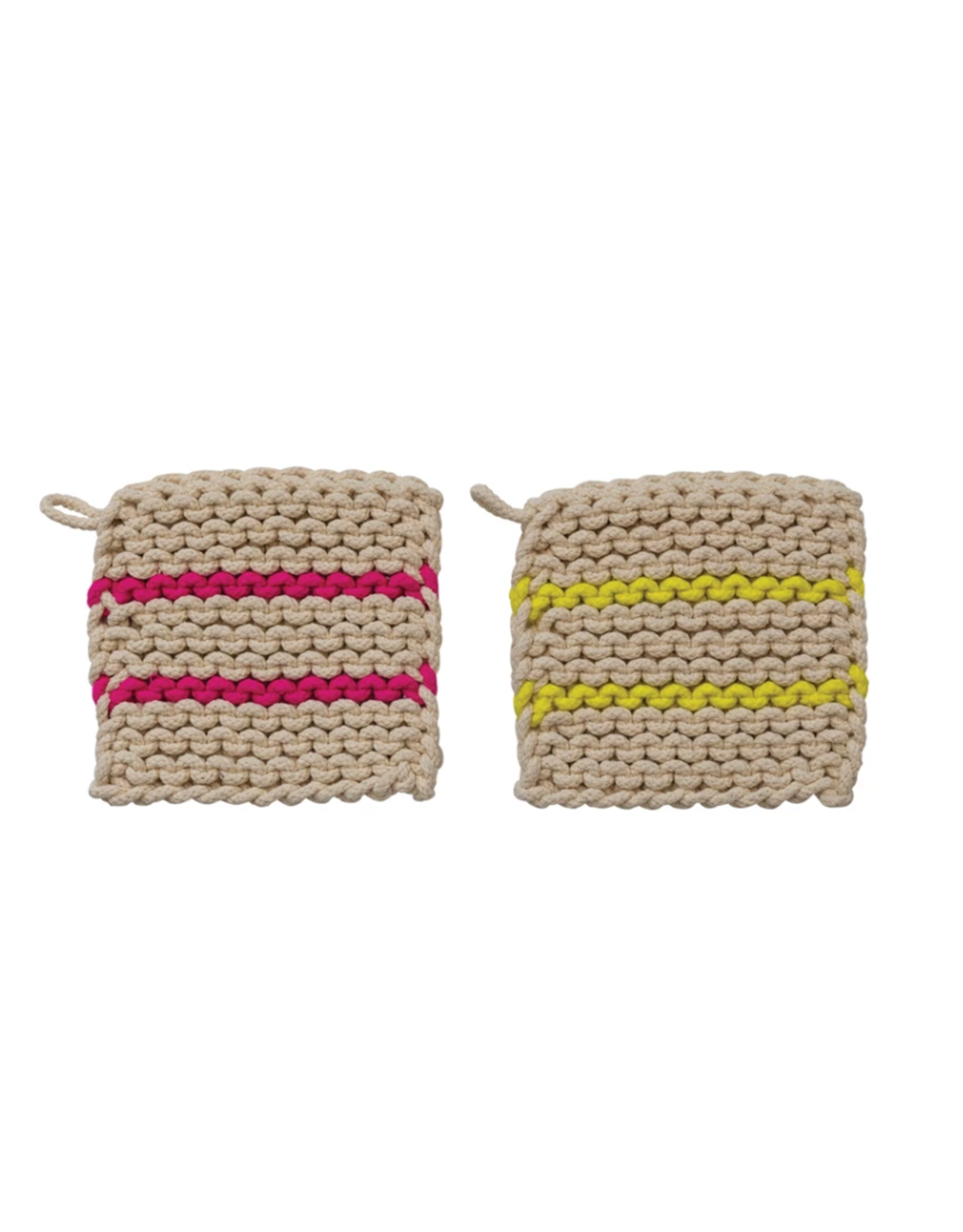 Cotton Crocheted Pot Holder