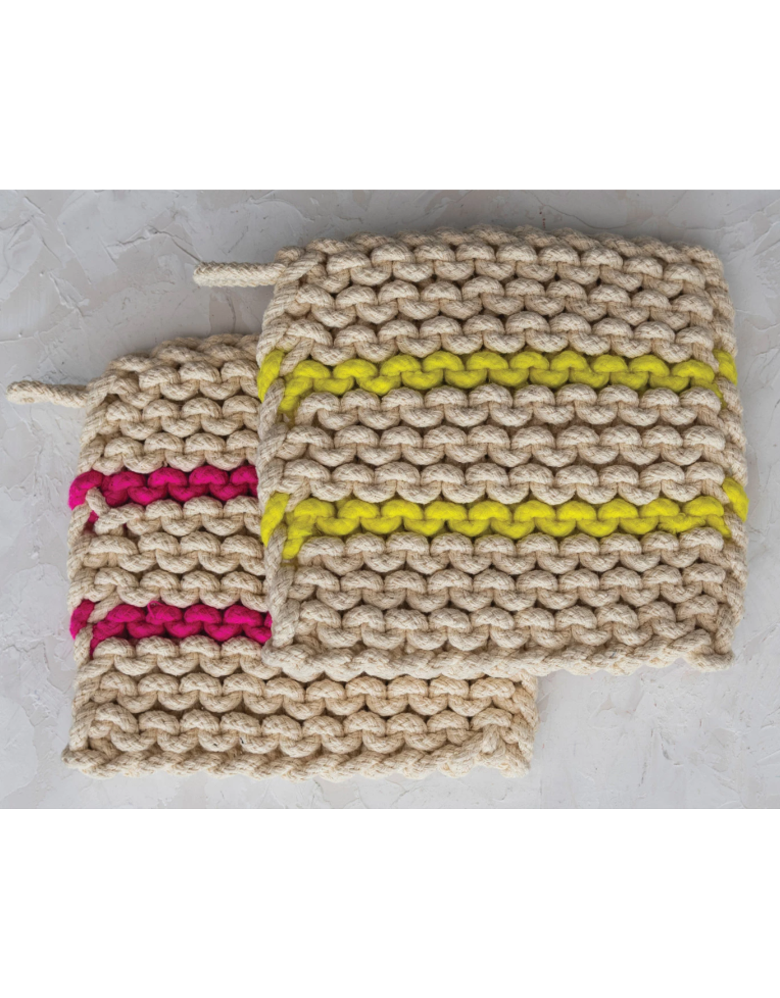 Cotton Crocheted Pot Holder