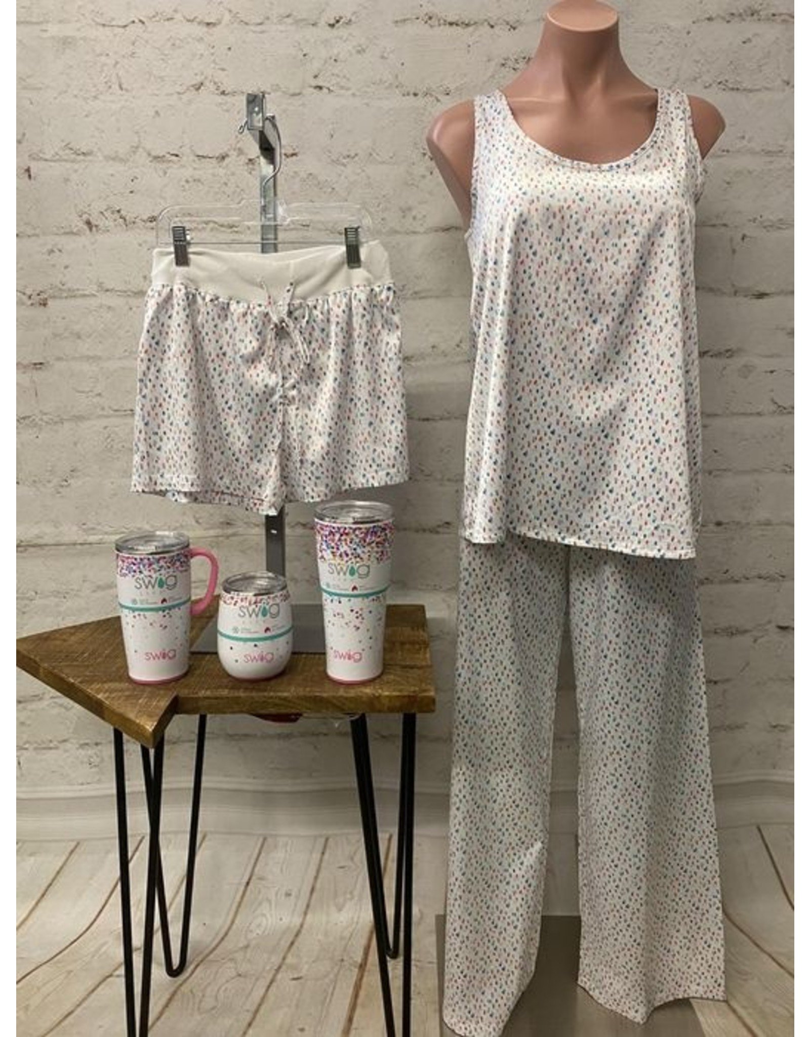 The Royal Standard Confetti Tank/Short Slumber Set